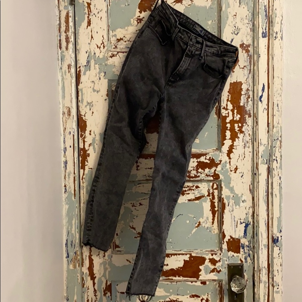 Abercrombie super skinny hi rise ankle